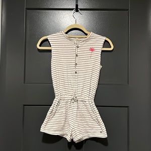 Roxy Girls Navy Stripe Romper